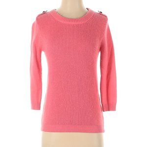 J. Crew Pink 100% Merino Wool Sweater